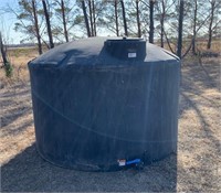 1250 gal. Poly Tank, Black, Only Used for Fresh
