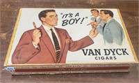 Vintage Van Dyck Cigar Box "It's a Boy!"