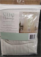 Box of 7 Vue Elements one tab top panel curtains