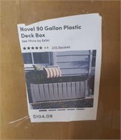 Novel 90 gallon deck box