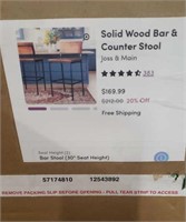 Soliwood bar & counter stool