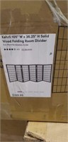 Kehrli  solid wood folding  room divider 105" x
