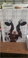 Cow canvas artwork
