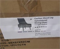 Carlton wooden upholstered dining chair