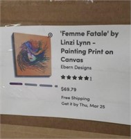 Gemmell Fatale painting canvas