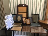 Large Lot Picture Frames, Plaques, etc...