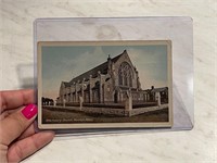 Vintage Abbotsbury Church England Postcard 1900s