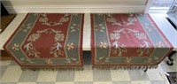Pair of Flat Woven Area Rugs