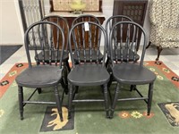 Set of 6 Hoop Back Kitchen Chairs