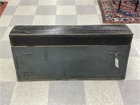 Antique Wooden Buggy Trunk