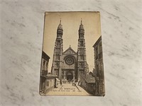 Vintage 1900s Church of the Sacred Heart Postcard