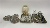 Group of Glassware and China