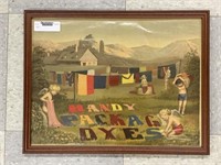 "Handy Package Dyes" Framed Advertising Print