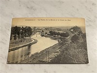 Vintage 1900s France Canal Postcard