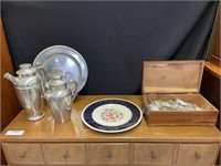 Miscellaneous Silver Plated Flatware &  Pewter