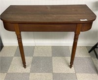 Cherry Table with Rounded Corners & Turned Legs