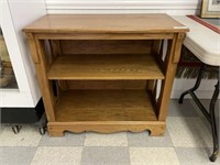 Modern Oak Stand w/ Shelf
