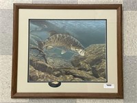 Framed Fish Print by Al Agnew Signed & Numbered