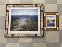 2 Framed Adirondack Photos