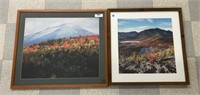 2 Framed Adirondack Mountain View Prints