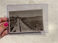 Vintage 1900s Paignton England Beach Postcard