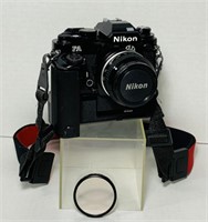 Nikon FA Camera/ MD-15 Auto Winder, 50mm Lens,