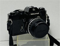 Nikon Nikomat EL Camera, 50mm Lens