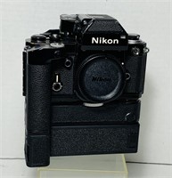 Nikon F2 Camera Body, MD-3, MB-2