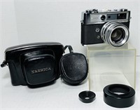 Yashica Lynx-5000, 4.5cm Lens, Case