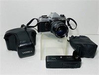 Yashica FX-Dse Quartz Camera, 42-75mm Lens,