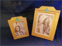 2 Framed Native American Pictures