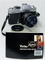 Vivitar 250/SL Camera, 49mm Lens, Manual