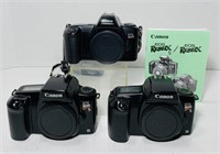 3 Canon EOS Rebel Camera Bodies