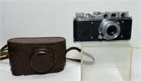 Zorki Camera, 50mm Lens, Case