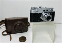 Zorki Camera, 5cm Lens, Case