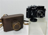 MNP (Zorki Line) Camera, 2,8/55 Lens, Case