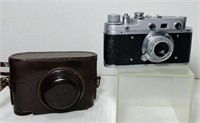 Zorki Zopkuu C Camera, 50mm Lens, Case