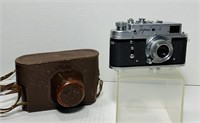 Zorki Zopkuu 4 Camera, 5cm Lens, Case