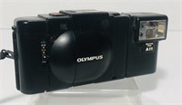 Olympus XA. A11 flash. 35mm. Black. Strap