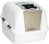 Catit 50696 - Hooded Cat Litter Box, Tiger