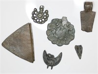 Lot of Roman Relics - Pendants and Arrow Head