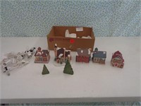 Christmas Village and LIghts
