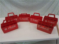 6 Plastic Coke Cases