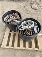 2 Tubs Miscellaneous Irrigation Rings on Pallet