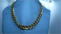 Beautiful Gold Colored Chain Necklace by Evoke