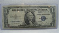 US Mint Silver One dollar Certificate