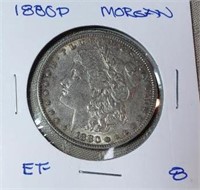 1880P Morgan Dollar EF