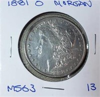 1881O Morgan Dollar MS63