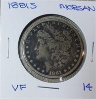 1881S Morgan Dollar VF