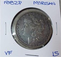 1882P Morgan Dollar VF